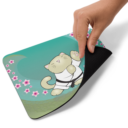 Tai Chi Kitty | Mousepad | Zen Garden Collection