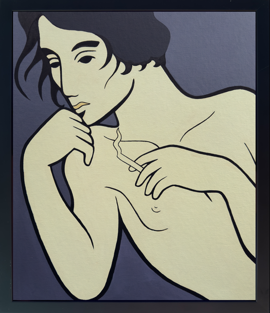 The Thinker Original Painting