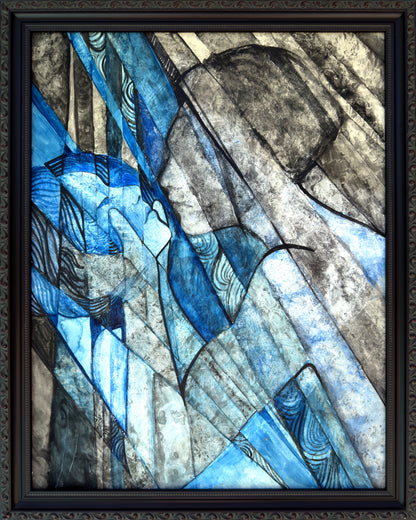 ORIGINAL PAINTING: 'The Kiss' Fine Art Painting