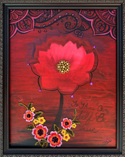 ORIGINAL PAINTING: 'To Thine Own Self Be True' Fine Art Painting