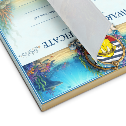 Ocean Explorer Reward Certificate Pad | Kids Award Certificates