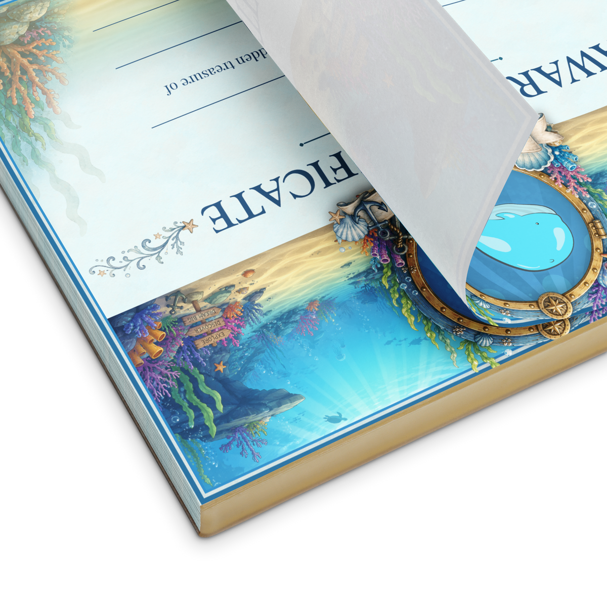 Ocean Explorer Reward Certificate Pad | Kids Award Certificates