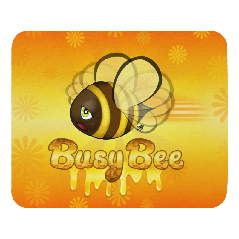 Busy Bee mouse pad from the In the Garden Collection