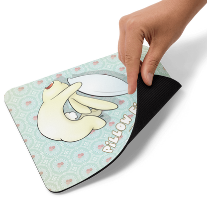 Bunny Pillow Fight | Mousepad | Fluffy Bunnies Collection