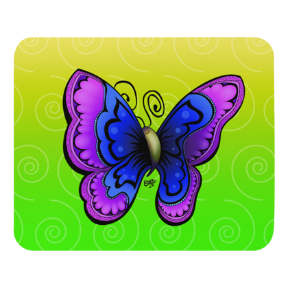 Joyful Butterfly mouse pad from the In the Garden Collection