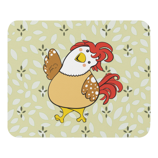 Friendly Chicken mouse pad from the Farm and Country Collection