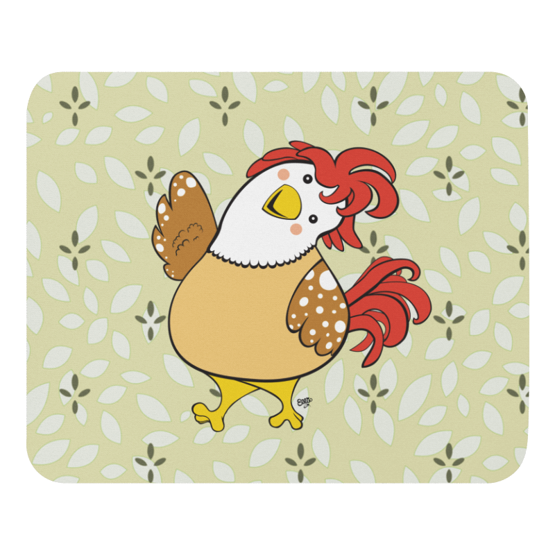 Friendly Chicken mouse pad from the Farm and Country Collection