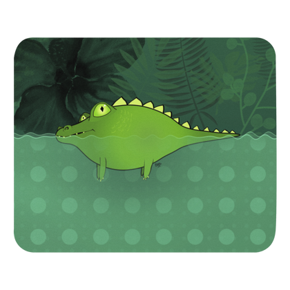 Gator in the Swamp mouse pad from the Jungle Swamp Collection