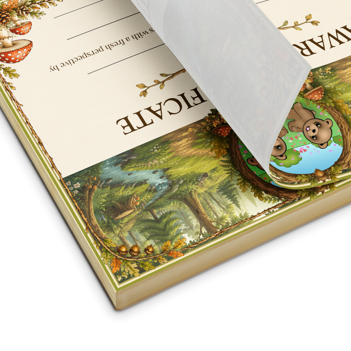 Forest Friends Reward Certificate Pad | Kids Award Certificates