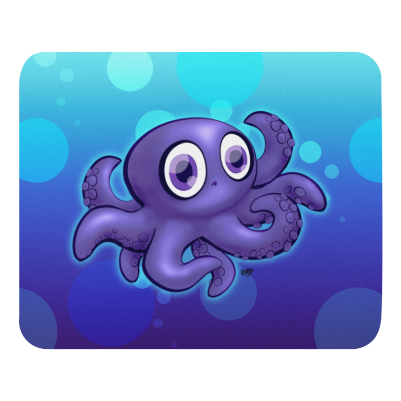 Baby Octopus mouse pad from the Ocean Explorer Collection