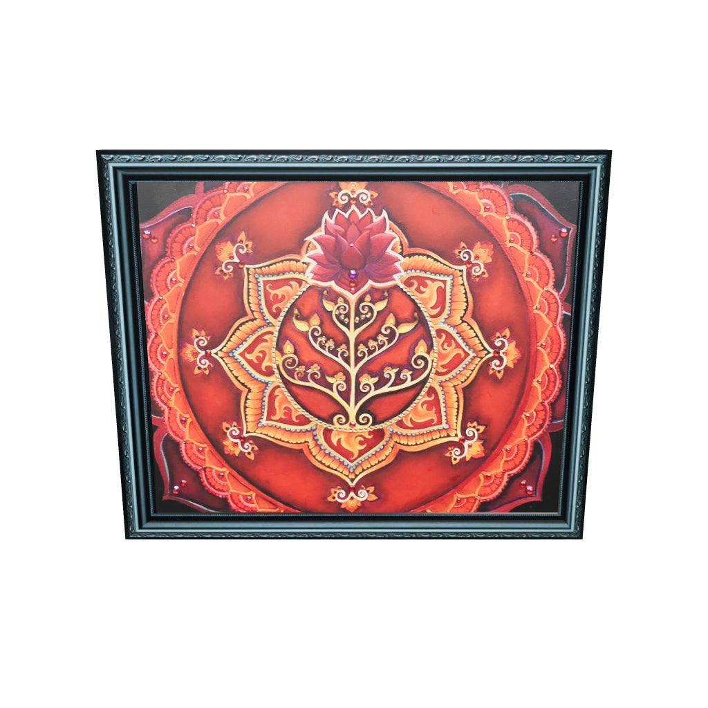 'Fire Mandala' Fine Art Painting