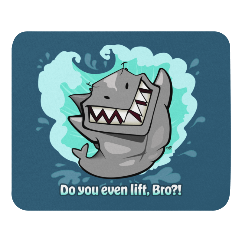 Buff Shark mouse pad from the Ocean Explorer Collection